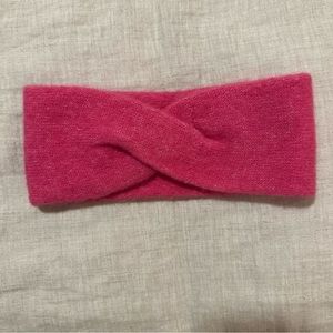 Hot Pink Cozy Twist Headband